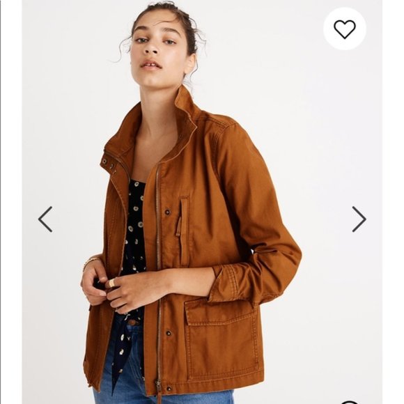 Madewell Jackets & Blazers - Madewell Passage Military Jacket Burnt Sienna Size Small